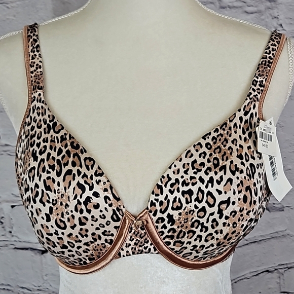 Bali 34C Underwire Chetah Print Style 3470 Bra NWT - Picture 2 of 10